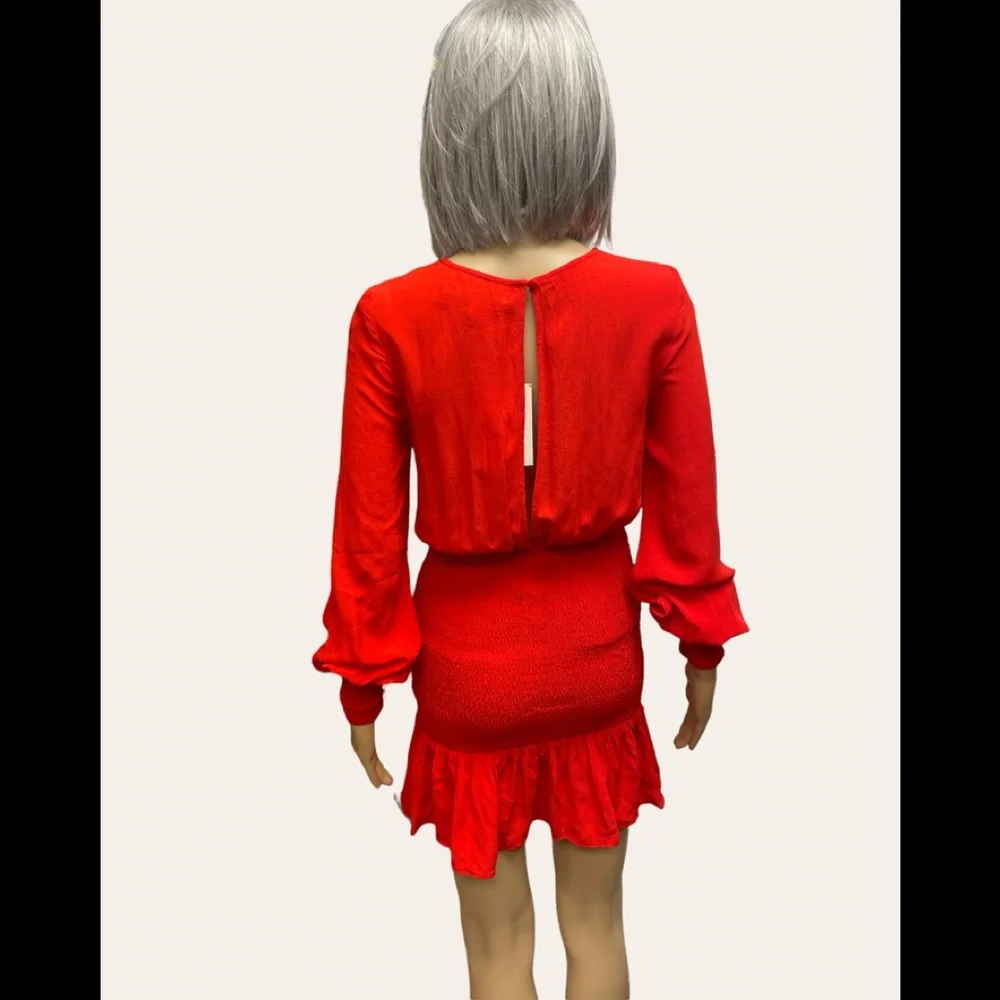 Mini Ruffled Bodycon - Picture 3 of 7